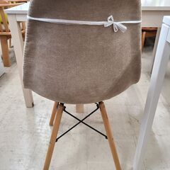 J9835　ダイニングチェア　ベージュ　クリーニング済み【リユースのサカイ柏店】の画像