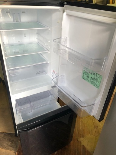 NO B312 ?福岡市内配送設置無料✨?MR-P15E-B(サファイアブラック) Pシリーズ 2ドア冷蔵庫 右開き 146L 202
