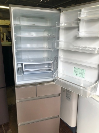 NO B315 ?福岡市内配送設置無料✨?NR-E413PV-N 冷蔵庫 PVタイプ シャンパンゴールド [406L /5ドア /右開