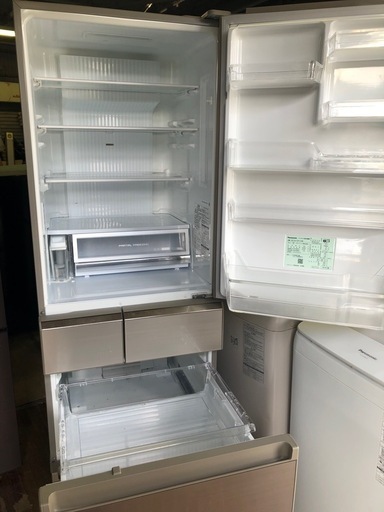 NO B315 ?福岡市内配送設置無料✨?NR-E413PV-N 冷蔵庫 PVタイプ シャンパンゴールド [406L /5ドア /右開