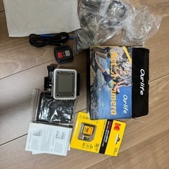 【新品未使用】4Kアクションカメラ＋KODAK製32GBメモリー...