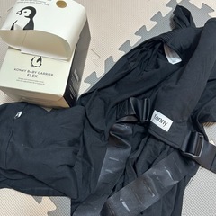 KONNY コニー　抱っこ紐　黒　2,3回使用の画像