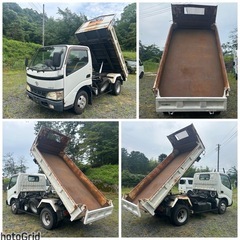 修復歴無し、実走行！希少ガソリンダンプ！H16年トヨタダイナ!積載2000kg！三転ダンプ！極東製！MT5速！フレーム腐食なし！の画像