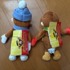 おさるのジョージぬいぐるみの画像