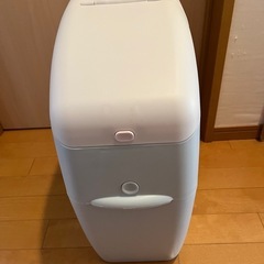 アップリカ 紙おむつ処理ポット ゴミ箱 水色 ブルー