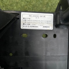 ヘルメットとリアキッズシートの画像