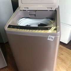 NO B298 ★格安特価★福岡市内配送設置無料★ 日立 全自動洗濯機 ビートウォッシュ 洗濯容量10kg 本体幅57cm 大流量ナイアガラビート洗浄 洗濯槽自動おそうじ BW-V100C Nの画像