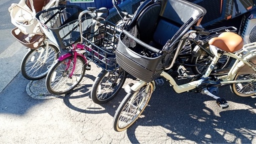 子供乗せ電動アシスト自転車