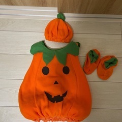 ハロウィン　子供　コスプレ　パンプキン　80サイズ
