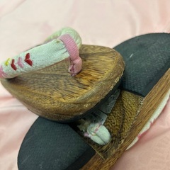 子供用下駄　うさぎ　ピンク　18cmの画像