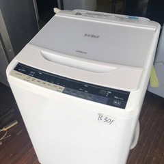 NO B301 🌈福岡市内配送設置無料✨🌈BWV100AE4 洗濯機 10.0kg HITACHI 日立 BW-V100AE4-W エアジェット乾燥 ナイアガラすすぎ の画像