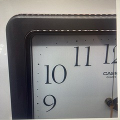 CASIO 壁掛け時計 掛け時計　TIME&CALENDER 電池新品入替済の画像