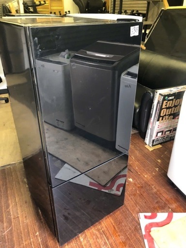 NO B305 ?福岡市内配送設置無料✨?170L 2ドア冷蔵庫 アズマ MR-GL170 2020年製 ブラック 一人暮らし