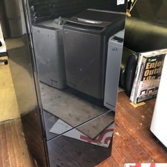 NO B305 🌈福岡市内配送設置無料✨🌈170L 2ドア冷蔵庫 アズマ MR-GL170 2020年製 ブラック 一人暮らしの画像