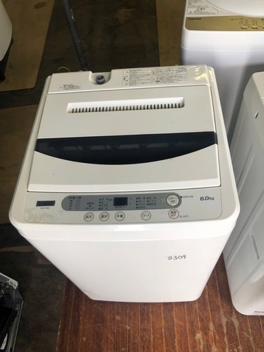 NO B309 ?福岡市内配送設置無料✨?YAMADA SELECT YWM-T60G1 6.0kg 全自動洗濯機　2019年