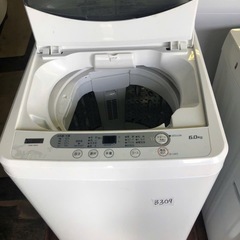 NO B309 🌈福岡市内配送設置無料✨🌈YAMADA SELECT YWM-T60G1 6.0kg 全自動洗濯機　2019年の画像