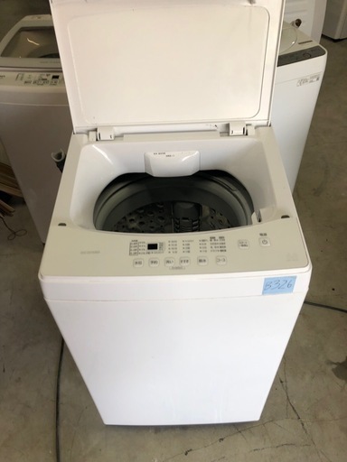 NO B326 ?福岡市内配送設置無料✨?全自動洗濯機 ホワイト IAW-T603WL [洗濯6.0kg /簡易乾燥(送風機能) /上