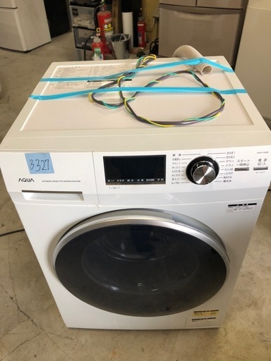 NO B327 ?福岡市内配送設置無料✨?ドラム式全自動洗濯機 Hot Water Washing ホワイト AQW-FV800E-W