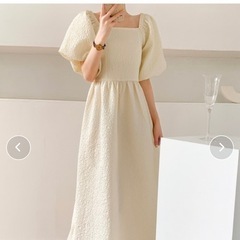 ABITOKYOのパフスリーブワンピースです☺️の画像