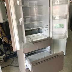 NO B332 🌈福岡市内配送設置無料✨🌈冷蔵庫 HWタイプ クリスタルシャンパン R-HW48R-XN [478L /6ドア /観音開きタイプ] [冷凍室 121L] 2021年式の画像