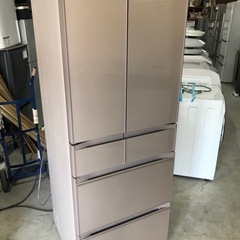 NO B332 🌈福岡市内配送設置無料✨🌈冷蔵庫 HWタイプ クリスタルシャンパン R-HW48R-XN [478L /6ドア /観音開きタイプ] [冷凍室 121L] 2021年式の画像