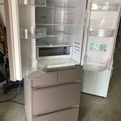 NO B332 🌈福岡市内配送設置無料✨🌈冷蔵庫 HWタイプ クリスタルシャンパン R-HW48R-XN [478L /6ドア /観音開きタイプ] [冷凍室 121L] 2021年式の画像