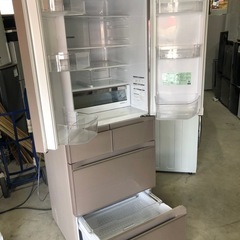 NO B332 🌈福岡市内配送設置無料✨🌈冷蔵庫 HWタイプ クリスタルシャンパン R-HW48R-XN [478L /6ドア /観音開きタイプ] [冷凍室 121L] 2021年式の画像