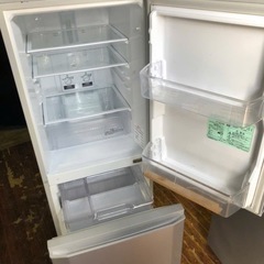 NO B313 🌈福岡市内配送設置無料✨🌈三菱電機 MITSUBISHI ELECTRIC 冷蔵庫 （146L・右開き） 2ドア シャイニーシルバー MR-P15D-S 2019年の画像