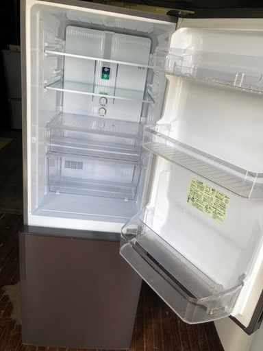 NO B314 ?福岡市内配送設置無料✨?SJ-PD27D-T 冷蔵庫 プラズマクラスター冷蔵庫 ブラウン系 [271L /2ドア /