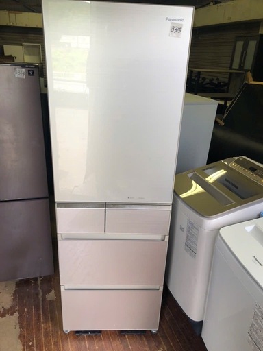 NO B315 ?福岡市内配送設置無料✨?NR-E413PV-N 冷蔵庫 PVタイプ シャンパンゴールド [406L /5ドア /右開