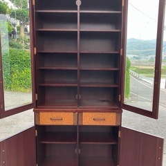 MORITA 食器棚 飾り棚 アンティーク調の画像