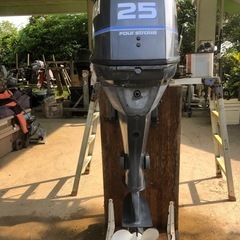 ヤマハ　船外機　25馬力　リモコン仕様