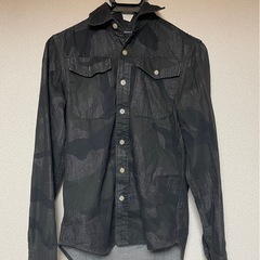 G-STAR RAW カモフラージュ長袖シャツ XXS