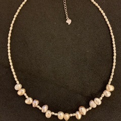 淡水パール　シルバー925 ネックレスの画像