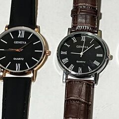 中国製クォーツ腕時計4点セットの画像