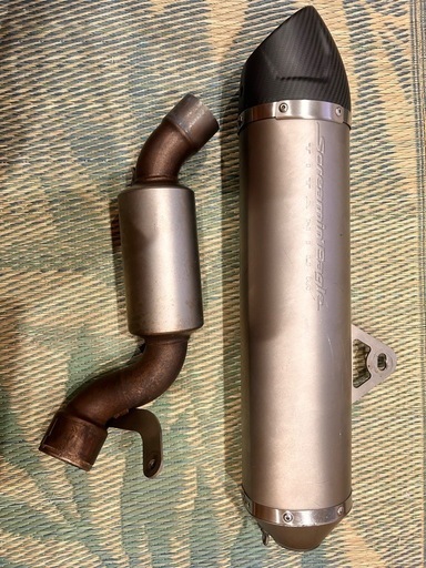 ハーレースクリーミンイーグルストリートキャノン　マフラー　Pan America