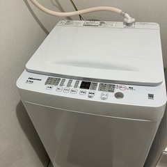 美品】Hisense　6.0kg 全自動洗濯機　HW-T60H