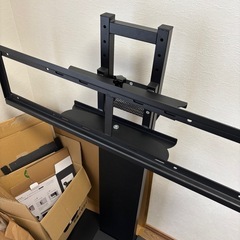 組立済み 未使用 ニトリ 壁寄せテレビスタンド(LH02 N BK) の画像