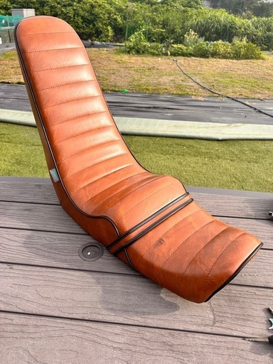 gs400 gs425 大川　3段シート　スズキ　レザー　タックルロール