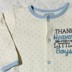【値下げ】baby gear ドット柄ベビー服 3-6Mの画像