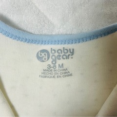【値下げ】baby gear ドット柄ベビー服 3-6Mの画像