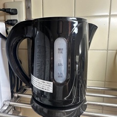 ケーブル式ケトル黒　使用済み
