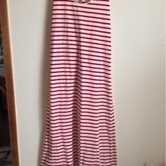 新品　未使用⬜︎【INGNI】ストライプ ノースリーブ ロングワ...