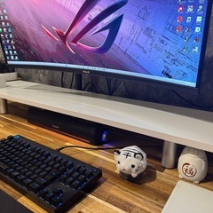 デスクシェルフ　1200 x 300 x20