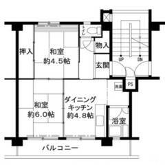 ◆敷金・礼金が無料！◆ビレッジハウス鳴滝10号棟 (406号室)