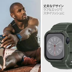 【新品】Apple Watch バンド 41mm | 40mm 一体型 耐衝撃ケース カバー【 Series 9 / 8 / SE 2 /Series 7 / SE/Series 6 / Series 5 / Series 4 対応 】の画像