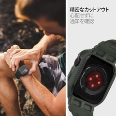 【新品】Apple Watch バンド 41mm | 40mm 一体型 耐衝撃ケース カバー【 Series 9 / 8 / SE 2 /Series 7 / SE/Series 6 / Series 5 / Series 4 対応 】の画像