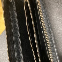 (お値下げ)レザー ウォレットワニ柄 長財布  牛革 クロコ ブラックの画像