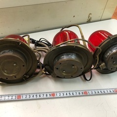 船舶紅燈ランプ三点セット、アンテーク、珍品、程度良好品です。の画像