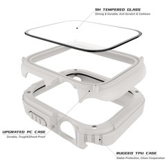【新品】Apple Watch Series 8/7 41mm 用 全面保護カバー 耐衝撃ケース の画像